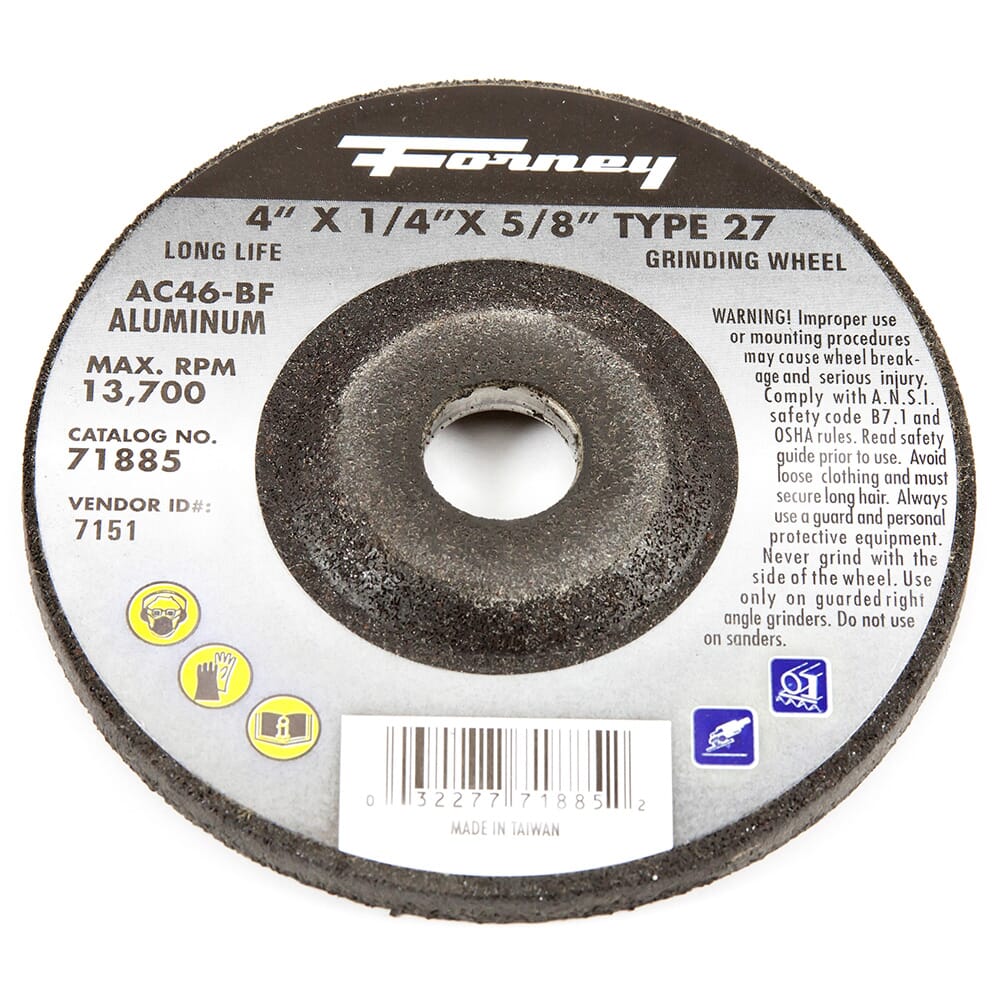 71885 Grinding Wheel, Aluminum, Ty